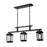 Artcraft Freemont 3 Light 9" Outdoor Ceiling Light, Black
