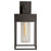 Artcraft Weybridge 1 Light Outdoor Wall Light, Black/Clear