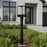 Artcraft Weybridge 1 Light Outdoor Lantern Black/Clear