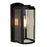 Artcraft Lakewood 1-Light Exterior Wall Light, Matte Black