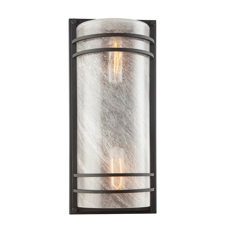 Artcraft Keswick 1 Light Outdoor Wall Sconce, Black