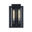 Artcraft Waterville 2-Light Exterior Wall Light, Matte Black