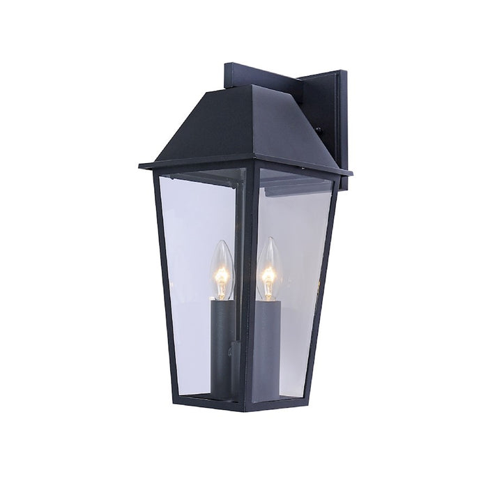 Artcraft Winchester Exterior Wall Light, Black