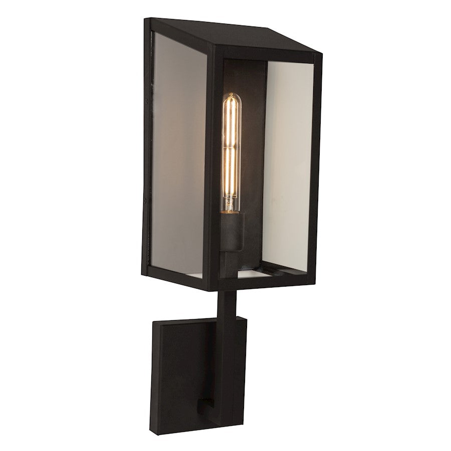 Artcraft Sonesta 1-Light Exterior Wall Light, Black