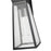 Artcraft Lucian 2 Light Outdoor Wall Light, Black/Clear
