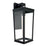 Artcraft Elmgrove 1 Light Outdoor Wall, Black/Clear - AC8881BK