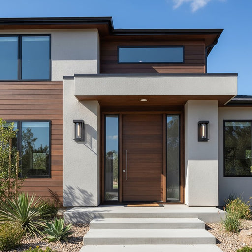 Artcraft Gardenbrooke 1 Light 8" Outdoor Wall, Black/Clear