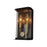 Artcraft Stonegate 2 Light Outdoor Wall Sconce, Black/Clear - AC8970BK