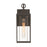 Artcraft Portside 1 Light 14" Outdoor Wall Sconce, Black/Clear