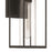 Artcraft Portside 1 Light 14" Outdoor Wall Sconce, Black/Clear