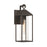 Artcraft Portside 1 Light 18" Outdoor Wall Sconce, Black/Clear