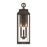 Artcraft Portside 3 Light Outdoor Wall Sconce, Black/Clear