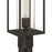 Artcraft Portside 1 Light Outdoor Post Light, Black/Clear