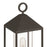 Artcraft Portside 1 Light Outdoor Post Light, Black/Clear