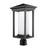 Artcraft Overbrook 1 Light 20" Outdoor Post Light, Black