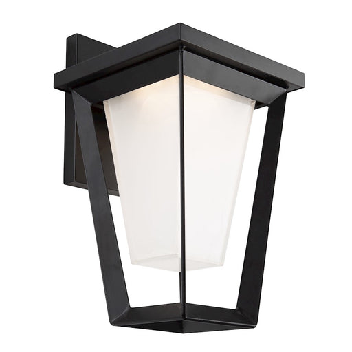 Artcraft Waterbury LED Outdoor Wall Light, Black/Frosted