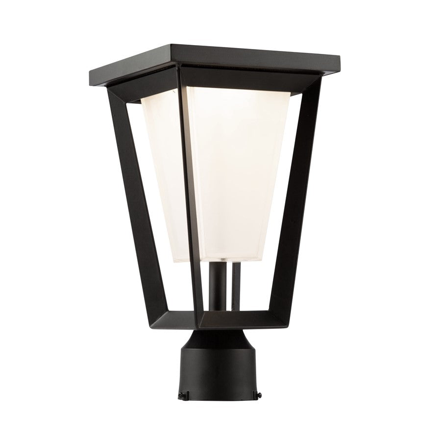Artcraft Waterbury 12W LED Outdoor Lantern Black/Frosted