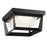 Artcraft Waterbury 12W LED Outdoor Flush Mount Black/Frosted