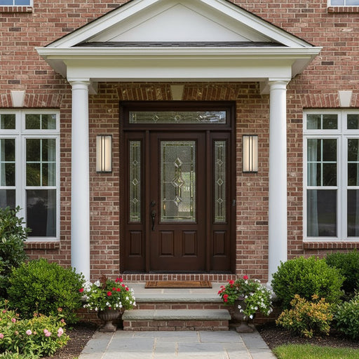 Artcraft Sausalito 15W LED 9190 Outdoor Wall Light, Black/Frosted