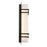 Artcraft Sausalito 15W LED 9191 Outdoor Wall Light, Black/Frosted