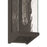 Artcraft Azure Bay 1 Light Outdoor Wall Sconce, Black/Clear