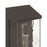Artcraft Azure Bay 1 Light Outdoor Wall Sconce, Black/Clear