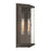 Artcraft Azure Bay 2 Light Outdoor Wall Sconce, Black/Clear