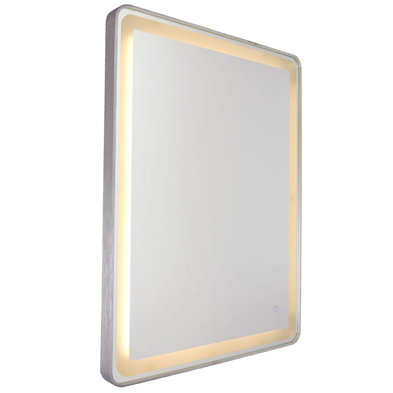 Artcraft Reflections 1 Light 32" Mirror, Brushed Aluminum