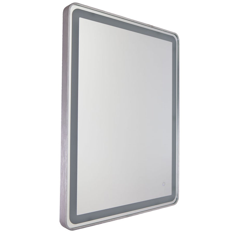 Artcraft Reflections 1 Light 32" Mirror, Brushed Aluminum