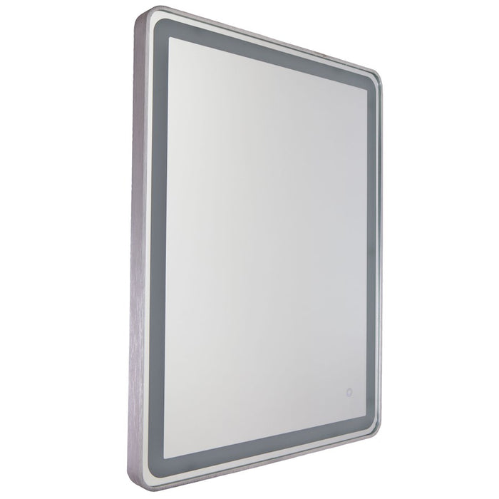 Artcraft Reflections 1 Light 32" Mirror, Brushed Aluminum