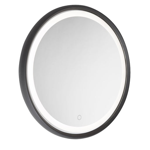 Artcraft Reflections 1 Light Mirror, Matte Black
