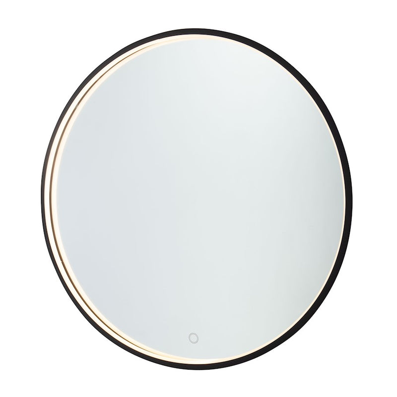 Artcraft Reflections LED Mirror, Matte Black