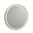 Artcraft Reflections Round Mirror, Brushed Brass