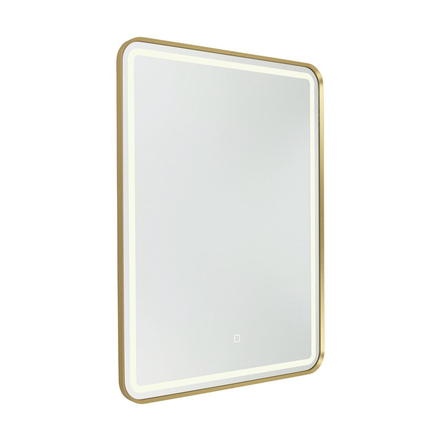 Artcraft Reflections Rectangular Mirror, Brushed Brass/ - AM352