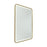 Artcraft Reflections Rectangular Mirror, Brushed Brass