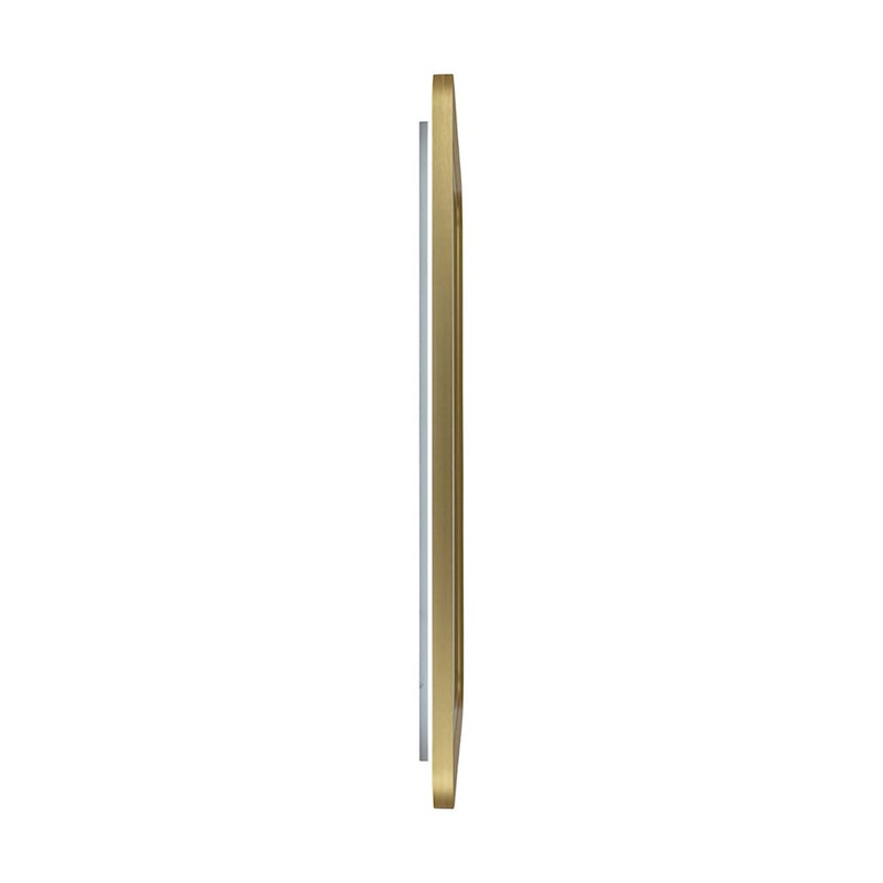 Artcraft Reflections Rectangular Mirror, Brushed Brass