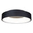 Artcraft Lazio 18" Integrated LED Flush Mount, Black
