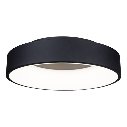 Artcraft Lazio 18" Integrated LED Flush Mount, Black
