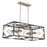 Artcraft Corona 8 Light 10" Island Light, Black & Polished Nickel