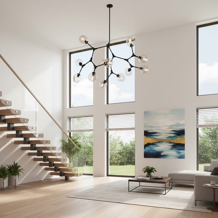 Artcraft Organic 12 Light 46" Chandelier