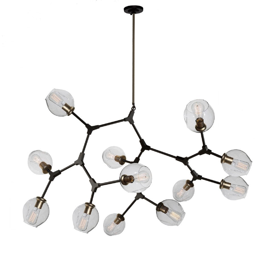 Artcraft Organic 12 Light 46" Chandelier