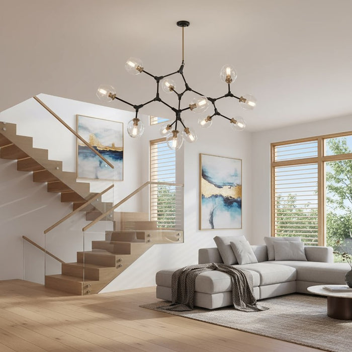 Artcraft Organic 12 Light 46" Chandelier