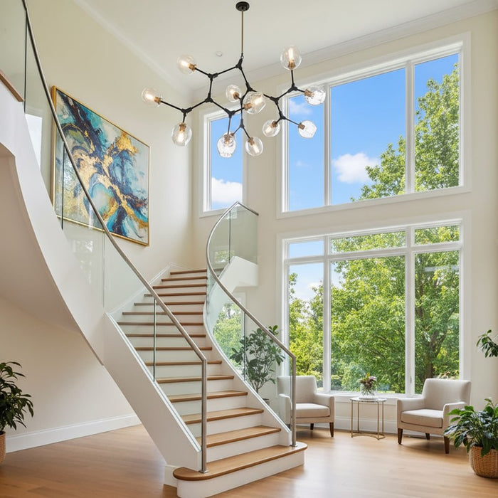 Artcraft Organic 12 Light 46" Chandelier