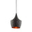 Artcraft Connecticut 1 Light 12" Pendant, Matte Black & Copper