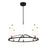 Artcraft Infiniti Integrated LED Chandelier, Black/Brass