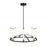 Artcraft Infiniti Integrated LED Chandelier, Black/Brass