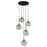 Artcraft Pinpoint Pendant, Black/Clear
