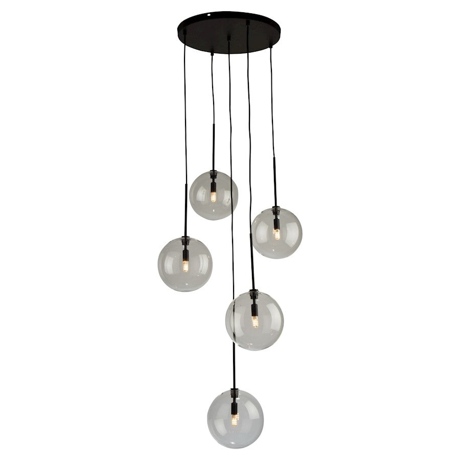 Artcraft Pinpoint Pendant, Black/Clear