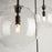 Artcraft Pinpoint Pendant, Black/Clear