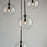 Artcraft Pinpoint Pendant, Black/Clear